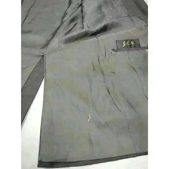 Hickey Freeman Blazer Suit Coat Loro Piana Tasmanian Super 150's 40R Dark Gray - Picture 13 of 13